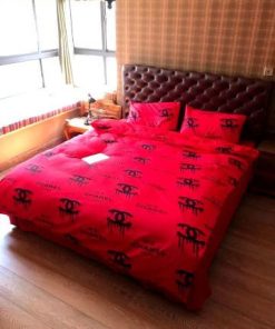 Luxury Cn Chanel Bedding Sets Duvet Cover Bedroom Luxury Brand Bedding Bedroom 74