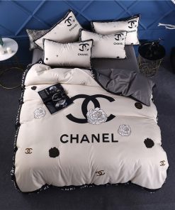 Luxury Cn Chanel Bedding Sets Duvet Cover Bedroom Luxury Brand Bedding Bedroom 79