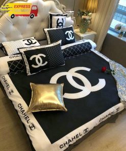 Luxury Cn Chanel Type 90 Luxury Brand S Bedding Sets Duvet Blankets Sheets Covers Bed Linen Bedroom Idea Home Decor