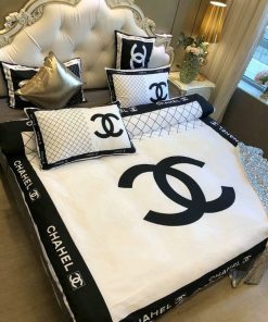 Luxury Cn Chanel Type 91 Bedding Sets Duvet Cover Luxury Brand Bedroom Sets Bedding Sets