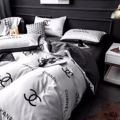 Luxury Cn Chanel Ver Bedding Sets Duvet Cover Bedroom Luxury Brand Bedding Bedroom 9