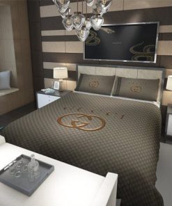 Luxury Gucci Logo Custom 3d Customized Bedding Sets Duvet Cover Bed Set