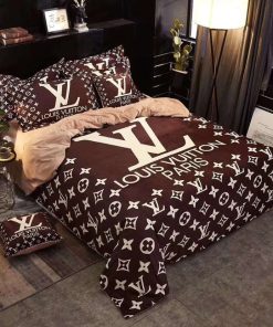 Lv19 Louis Vuitton Custom Bed Sheets Spread Comforter Duvet Cover Bedding Sets