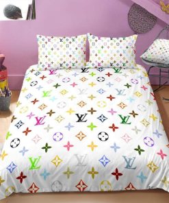 Lv4 Louis Vuitton Custom Bed Sheets Spread Comforter Duvet Cover Bedding Sets