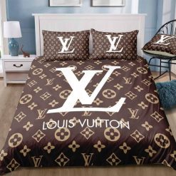 Lv8 Louis Vuitton Custom Bed Sheets Spread Comforter Duvet Cover Bedding Sets