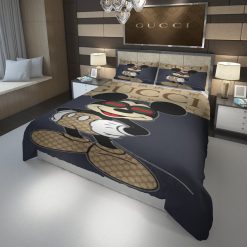 Mickey Mouse Gucci Inspired 3d Customized Bedding Sets Duvet Cover Bed Set