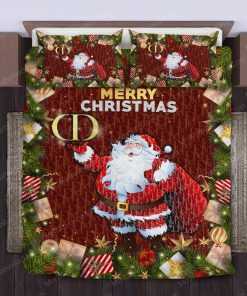 Santa Claus Dior Merry Christmas Bedding Sets Home Decoration Bedding Sets