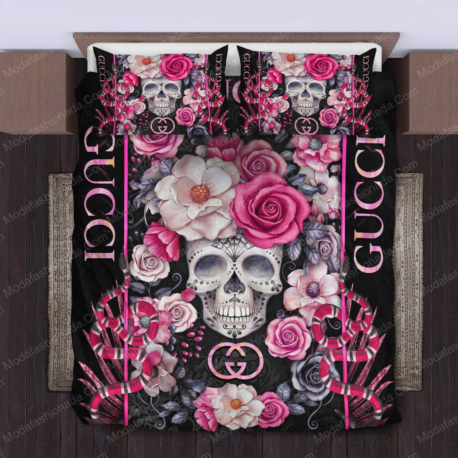 Skull Gucci Bedding Sets Home Decoration Bedding Sets Skull Gucci Bedding Sets Home Decoration Bedding Sets