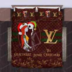 The Nightmare Before Chrismas Louis Vuitton Bedding Sets Home Decoration Bedding Sets