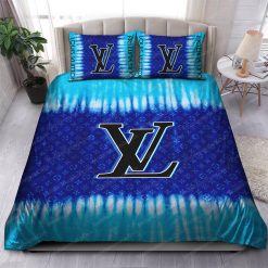 Tie Dye Louis Vuitton Bed Sheets Spread Comforter Duvet Cover Bedding Setss 01