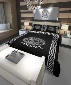 Versace Barocco Medusa Logo Custom Duvet Cover Bedding Set