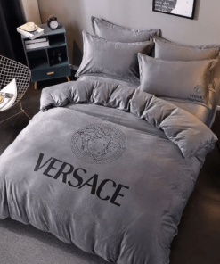 Versace Basic Gray Most Comfortable Bedding Set