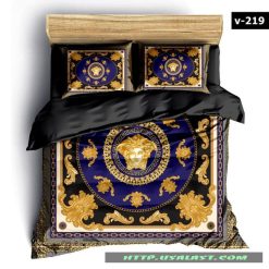 Versace Design Logo Type 1837 Bedding Sets Bed Linen Duvet Premium Fashion Brand Hyperbeast Bedroom Sheets Luxury Ideas Covers Blankets Home Decor