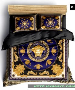Versace Design Logo Type 1837 Bedding Sets Bed Linen Duvet Premium Fashion Brand Hyperbeast Bedroom Sheets Luxury Ideas Covers Blankets Home Decor
