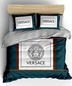 Versace Logo Type 1395 Bedding Sets Luxury Ideas Hyperbeast  Premium Fashion Brand Duvet Sheets Covers Bed Linen Blankets