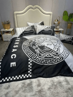 Versace Mixing Black And White Most Comfortable Bedding Set