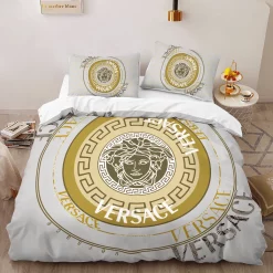 Versace New Logo Limited Edition Luxury Brand High-End Bedding Sets Lv, For Home Best Luxury Bedding Sets