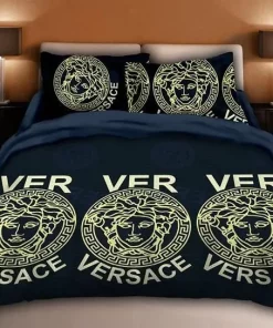 Versace Printed Bedding Sets Quilt Sets Duvet Cover Luxury Brand Bedding Decor Bedding Sets