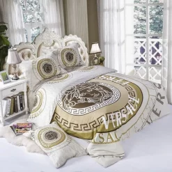Versace White Yellow S Bedding Sets Duvet Blankets Covers Sheets Bedroom Idea